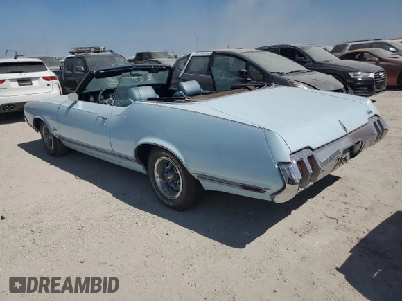 1970 Oldsmobile Cutlass with VIN 342670M174626, listed as a Copart auction lot 75759464 with 696,492 mi miles and Salvage Title. Bid and sale history available at DreamBid. Image 2.
