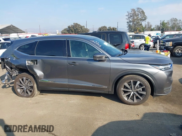 2025 Acura MDX Technology with VIN 5J8YD9H43SL000421, listed as a IAAI auction lot 41470306 with 17,143 mi miles and . Bid and sale history available at DreamBid. Image 14.