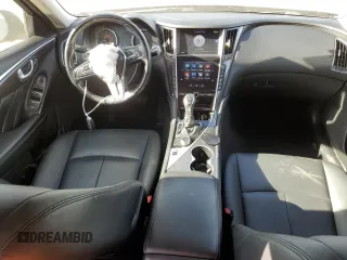 2018 Infiniti Q50 Pure with VIN JN1CV7AP4JM240457, listed as a Copart auction lot 81520334 with 154,438 mi miles and Salvage Title. Bid and sale history available at carsss.com. Image 8.