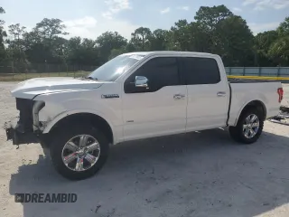 2015 Ford F-150 XL with VIN 1FTEW1CG5FFC86646, listed as a Copart auction lot 56131615 with 135,243 mi miles and Salvage title. Bid and sale history available at DreamBid. Image 1.