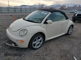 2005 Volkswagen Beetle GLS with VIN 3VWCD31Y25M354580, listed as a Copart auction lot 85259614 with 195,472 mi miles and Salvage title. Bid and sale history available at DreamBid. Image 1.