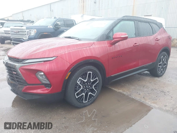 2023 Chevrolet Blazer RS z VIN 3GNKBKRS4PS213093, wystawiony jako IAAI lot #41111731 z przebiegiem 16 435 mil mil oraz . Historia ofert i sprzedaży dostępna na DreamBid. Obrazek 17.