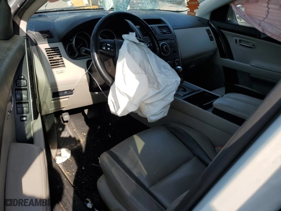 2012 Mazda CX-9 Touring with VIN JM3TB2CA7C0334366, listed as a Copart auction lot 53081015 with 0 mi miles and Salvage Title. Bid and sale history available at carsss.com. Image 8.