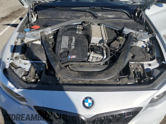2021 BMW M2 Competition with VIN WBS2U7C00M7H17234, listed as a Copart auction lot 88370145 with 58,725 mi miles and Salvage Title. Bid and sale history available at carsss.com. Image 11.