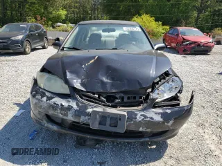 2004 Honda Civic LX with VIN 2HGES16594H523349, listed as a Copart auction lot 53368775 with 210,648 mi miles and Salvage Title. Bid and sale history available at carsss.com. Image 5.