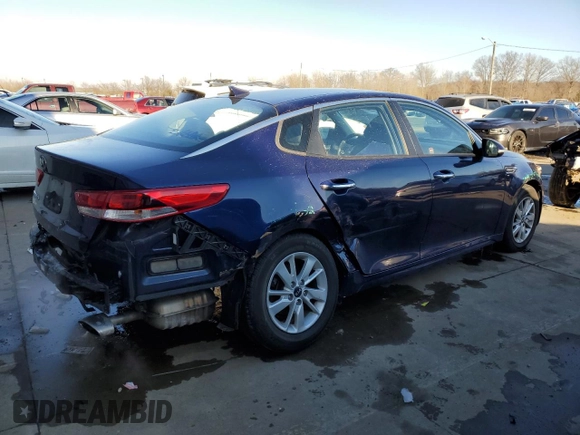 2018 Kia Optima LX with VIN 5XXGT4L32JG189088, listed as a Copart auction lot 46252425 with 92,822 mi miles and Non Repairable. Bid and sale history available at carsss.com. Image 3.