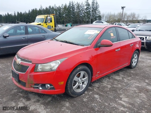 2012 Chevrolet Cruze LT w/1LT with VIN 1G1PF5SC1C7173421, listed as a IAAI auction lot 41917462 with 101,210 mi miles. Bid and sale history available at carsss.com. Image 2.