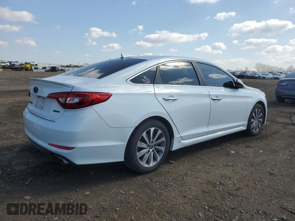 2015 Hyundai Sonata 2.4L Sport with VIN 5NPE34AF8FH091005, listed as a Copart auction lot 52557055 with 189,681 mi miles and Salvage Title. Bid and sale history available at carsss.com. Image 3.