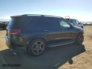 2022 Mercedes-Benz GLS with VIN 4JGFF5KE8NA726376, listed as a Copart auction lot 50132395 with 45,710 mi miles and Salvage Title. Bid and sale history available at carsss.com. Image 3.