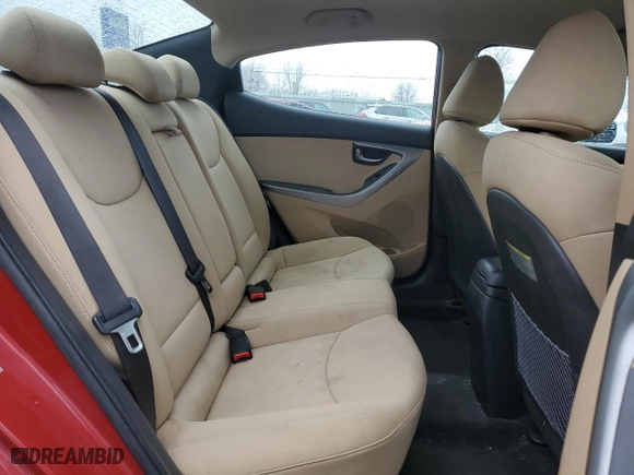 2011 Hyundai Elantra Ltd with VIN KMHDH4AE1BU146653, listed as a Copart auction lot 52102595 with 145,947 mi miles and Salvage Title. Bid and sale history available at carsss.com. Image 10.