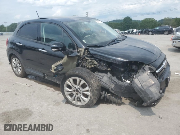 2016 FIAT 500X Easy with VIN ZFBCFXBT3GP474363, listed as a Copart auction lot 60457525 with 76,862 mi miles and Salvage title. Bid and sale history available at DreamBid. Image 4.
