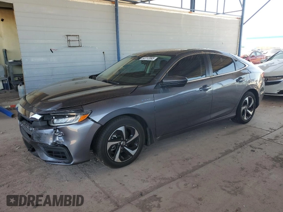 2022 Honda Insight EX with VIN 19XZE4F59NE001486, listed as a Copart auction lot 52212995 with 35,599 mi miles and Salvage Title. Bid and sale history available at DreamBid. Image 1.
