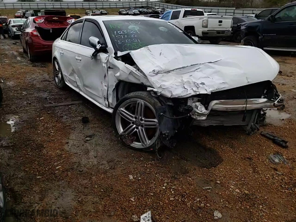 2014 Audi S4 Premium Plus with VIN WAUBGAFL5EA071494, listed as a Copart auction lot 39952992 with 0 mi miles and Salvage Title. Bid and sale history available at carsss.com. Image 11.