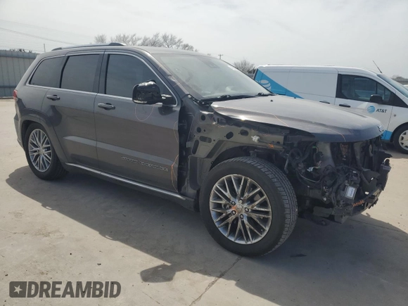 2018 Jeep Grand Cherokee Summit with VIN 1C4RJFJT1JC350270, listed as a Copart auction lot 49503365 with 48,787 mi miles and Salvage title. Bid and sale history available at DreamBid. Image 4.