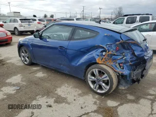 2017 Hyundai Veloster with VIN KMHTC6AD8HU324368, listed as a Copart auction lot 37286853 with 90,777 mi miles. Bid and sale history available at carsss.com. Image 2.