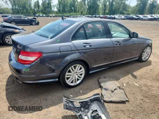2009 Mercedes-Benz C 300 Sport with VIN WDDGF81X29F256566, listed as a Copart auction lot 66150805 with 125,243 mi miles and Salvage title. Bid and sale history available at DreamBid. Image 3.