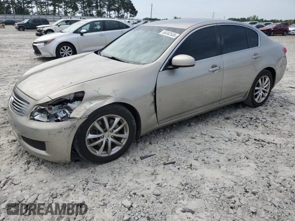 2008 Infiniti G35 Journey with VIN JNKBV61E78M207432, listed as a Copart auction lot 55202535 with 149,642 mi miles and Salvage Title. Bid and sale history available at DreamBid. Image 1.