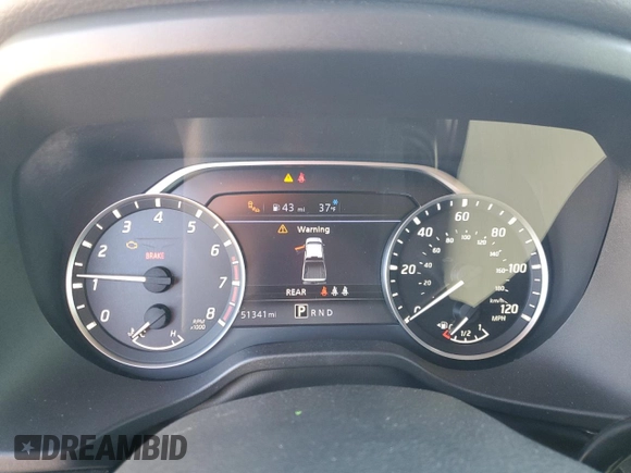2022 Nissan Titan SV with VIN 1N6AA1EE7NN104391, listed as a Copart auction lot 87625165 with 51,341 mi miles and Salvage title. Bid and sale history available at DreamBid. Image 9.