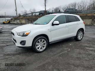 2014 Mitsubishi Outlander Sport ES with VIN 4A4AR3AU7EE013604, listed as a Copart auction lot 50095695 with 64,120 mi miles and Salvage Title. Bid and sale history available at carsss.com. Image 1.
