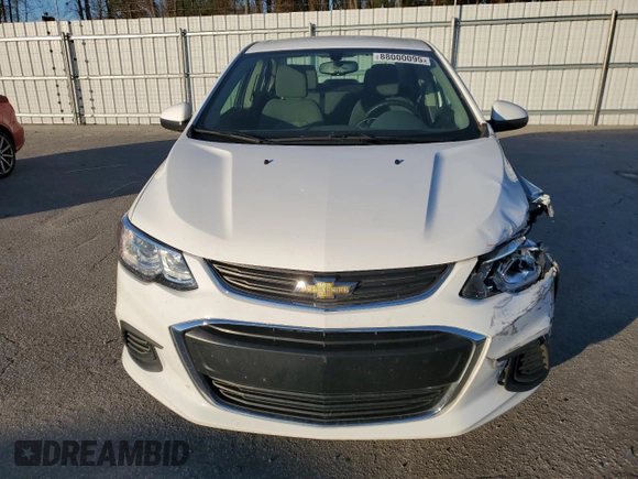 2018 Chevrolet Sonic LS with VIN 1G1JB5SH8J4121988, listed as a Copart auction lot 88000095 with 64,875 mi miles and Salvage title. Bid and sale history available at DreamBid. Image 5.
