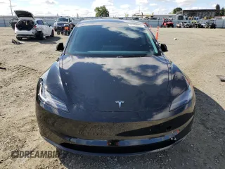 2025 Tesla Model 3 Long Range with VIN 5YJ3E1EB9SF875516, listed as a Copart auction lot 51450515 with 3,672 mi miles and Salvage Title. Bid and sale history available at DreamBid. Image 5.