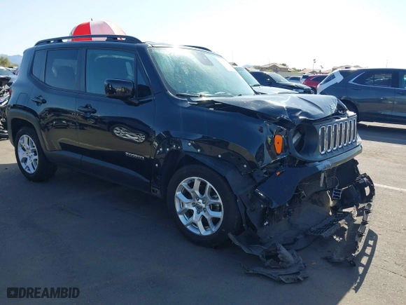 2017 Jeep Renegade Altitude with VIN ZACCJABB6HPE57612, listed as a IAAI auction lot 41980363 with 139,529 mi miles. Bid and sale history available at carsss.com. Image 6.