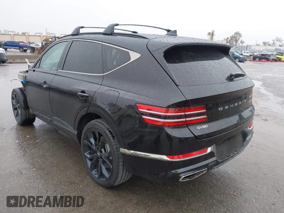 2024 Genesis GV80 z VIN KMUHCESC3RU170760, wystawiony jako IAAI lot #41702236 z przebiegiem 11 162 mil mil oraz . Historia ofert i sprzedaży dostępna na DreamBid. Obrazek 3.