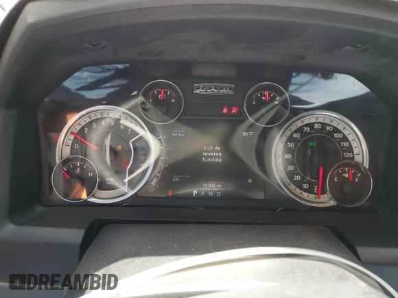 2017 Ram 1500 SLT with VIN 1C6RR6GT7HS651102, listed as a Copart auction lot 58850225 with 151,922 mi miles and Salvage title. Bid and sale history available at DreamBid. Image 9.