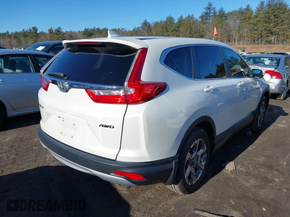 2017 Honda CR-V EX-L with VIN 2HKRW2H89HH629590, listed as a IAAI auction lot 41723084 with 77,429 mi miles. Bid and sale history available at carsss.com. Image 4.
