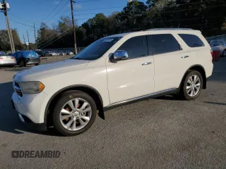 2011 Dodge Durango Crew with VIN 1D4SD4GT3BC630247, listed as a Copart auction lot 87157574 with 211,716 mi miles and Salvage Title. Bid and sale history available at DreamBid. Image 1.