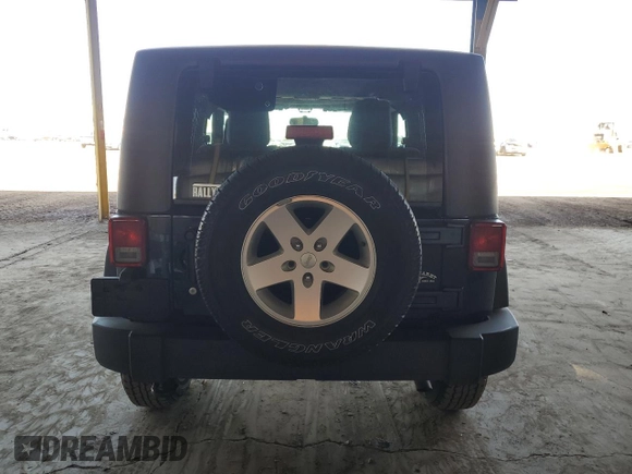 2013 Jeep Wrangler Sport with VIN 1C4GJWAGXDL604850, listed as a Copart auction lot 49509575 with 117,163 mi miles and Salvage Title. Bid and sale history available at carsss.com. Image 6.