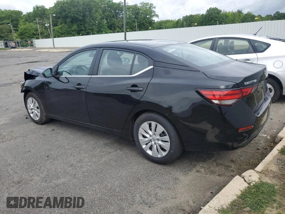 2025 Nissan Sentra S z VIN 3N1AB8BV6SY304550, wystawiony jako Copart lot #57815045 z przebiegiem 3 078 mil mil oraz Szkoda całkowita • Salvage title. Historia ofert i sprzedaży dostępna na DreamBid. Obrazek 2.
