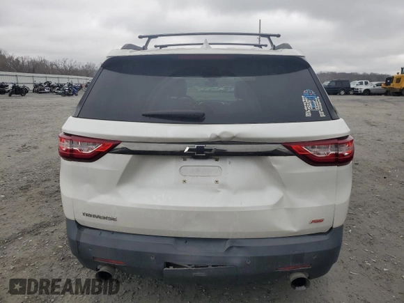 2018 Chevrolet Traverse RS with VIN 1GNERJKX6JJ153514, listed as a Copart auction lot 87037444 with 164,078 mi miles and Salvage Title. Bid and sale history available at carsss.com. Image 6.