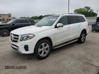 2017 Mercedes-Benz GLS 450 with VIN 4JGDF6EE2HA905445, listed as a Copart auction lot 54258545 with 165,092 mi miles and Salvage title. Bid and sale history available at DreamBid. Image 1.