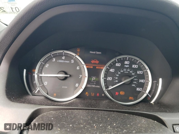 2016 Acura TLX Advance with VIN 19UUB3F70GA002970, listed as a Copart auction lot 54782385 with 83,788 mi miles and Salvage title. Bid and sale history available at DreamBid. Image 9.