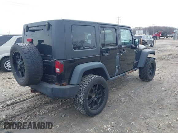 2008 Jeep Wrangler Rubicon with VIN 1J8GA69128L547347, listed as a IAAI auction lot 41985787 with 151,461 mi miles and . Bid and sale history available at DreamBid. Image 4.