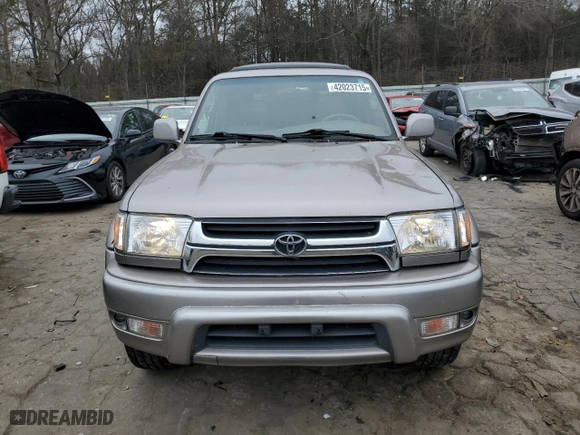 2002 Toyota 4Runner Limited with VIN JT3GN87R620243144, listed as a Copart auction lot 42023715 with 190,905 mi miles and Clean Title. Bid and sale history available at carsss.com. Image 5.