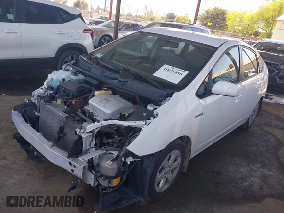 2009 Toyota Prius with VIN JTDKB20U297875540, listed as a IAAI auction lot 41851455 with 183,251 mi miles and . Bid and sale history available at carsss.com. Image 2.