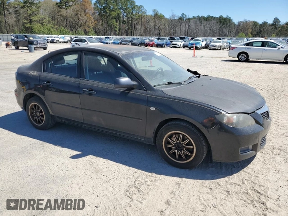 2008 Mazda 3 i Sport with VIN JM1BK32F181100281, listed as a Copart auction lot 50006605 with 134,554 mi miles and Salvage Title. Bid and sale history available at DreamBid. Image 4.