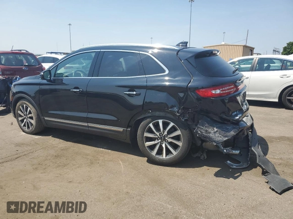 2019 Lincoln MKC Reserve with VIN 5LMCJ3C97KUL21835, listed as a Copart auction lot 60448605 with 46,193 mi miles and Salvage title. Bid and sale history available at DreamBid. Image 2.