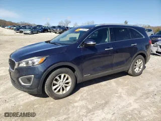 2017 Kia Sorento LX V6 with VIN 5XYPGDA52HG314203, listed as a Copart auction lot 47565795 with 109,505 mi miles and Salvage Title. Bid and sale history available at carsss.com. Image 1.