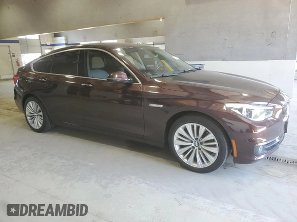 2015 BMW 5 Series 535i Gran Turismo xDrive with VIN WBA5M4C59FD184037, listed as a Copart auction lot 59118945 with 128,263 mi miles and Salvage title. Bid and sale history available at DreamBid. Image 4.