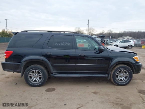 2003 Toyota Sequoia Limited with VIN 5TDBT48A23S164548, listed as a IAAI auction lot 41716216 with 224,658 mi miles. Bid and sale history available at carsss.com. Image 13.