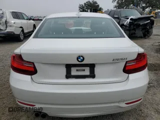 2015 BMW 2 Series 228i with VIN WBA1F5C55FV257705, listed as a Copart auction lot 43765845 with 79,905 mi miles and Salvage Title. Bid and sale history available at carsss.com. Image 6.