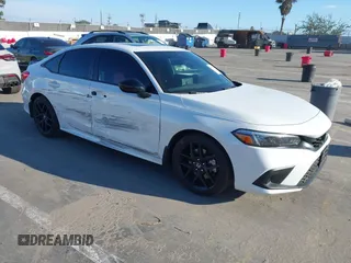 2024 Honda Civic Si with VIN 2HGFE1E51RH470618, listed as a IAAI auction lot 41756006 with 15,056 mi miles and . Bid and sale history available at DreamBid. Image 1.