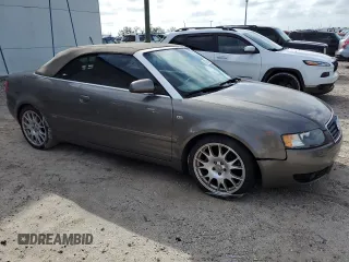 2005 Audi A4 1.8T with VIN WAUBC48H15K020283, listed as a Copart auction lot 79738554 with 104,062 mi miles and Clean Title. Bid and sale history available at carsss.com. Image 4.