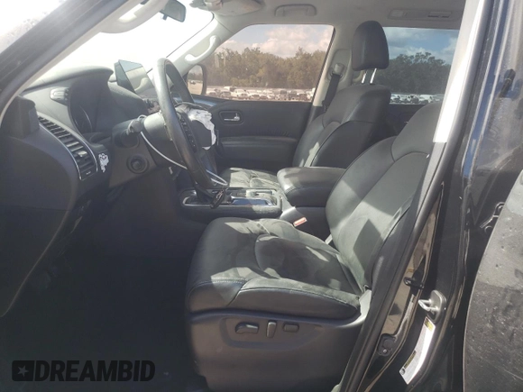 2021 Nissan Armada SV with VIN JN8AY2ACXM9146249, listed as a Copart auction lot 76587094 with 53,812 mi miles and Salvage Title. Bid and sale history available at carsss.com. Image 7.