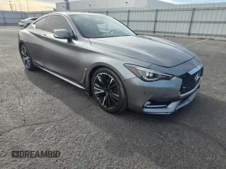 2017 Infiniti Q60 Sport with VIN JN1EV7EK5HM361323, listed as a Copart auction lot 45609955 with 49,107 mi miles and Salvage Title. Bid and sale history available at carsss.com. Image 1.