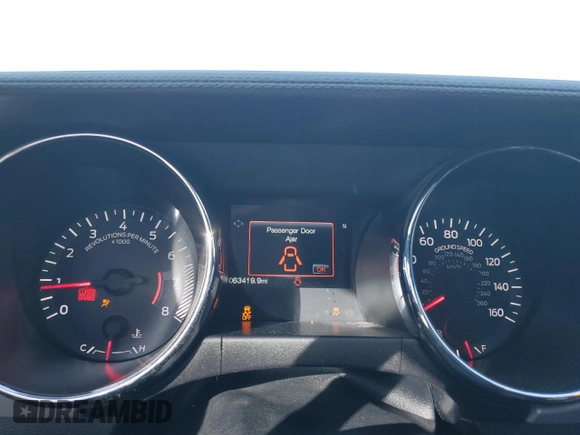 2016 Ford Mustang EcoBoost with VIN 1FA6P8TH4G5226454, listed as a Copart auction lot 42061115 with 63,419 mi miles and Salvage Title. Bid and sale history available at DreamBid. Image 9.