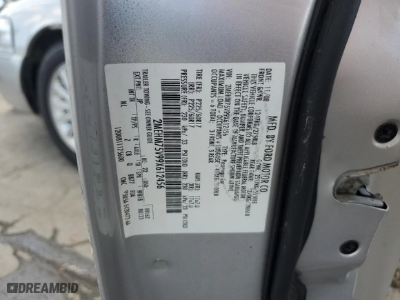 2009 Mercury Grand Marquis LS with VIN 2MEHM75V99X612456, listed as a Copart auction lot 71787204 with 250,888 mi miles and Salvage Title. Bid and sale history available at carsss.com. Image 13.